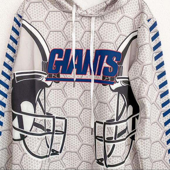 New York Giants Graphic Pullover Hoodie Size S/M - Picture 4 of 7